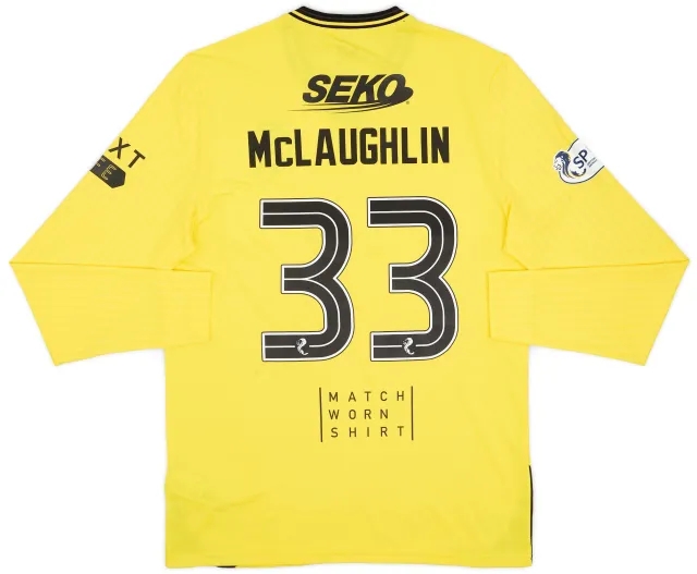 Castore 2023-24 Rangers Match Issue GK Shirt McLaughlin #33