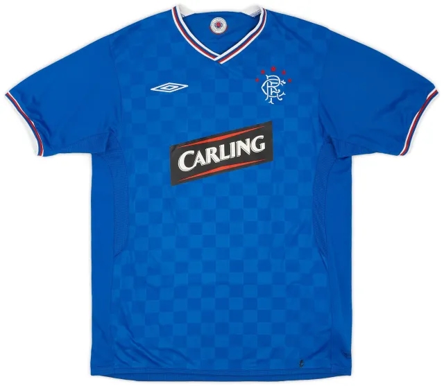 Umbro 2009-10 Rangers Home Shirt - 6/10 - (L)