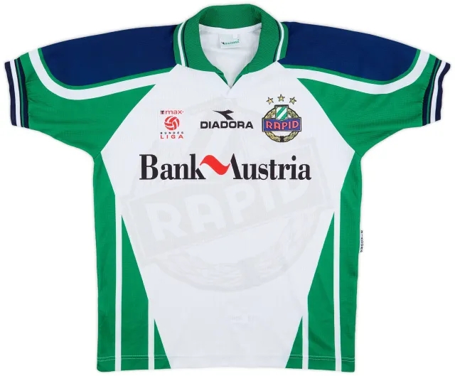 Diadora 1998-99 Rapid Vienna Home Shirt - 8/10 - (M)