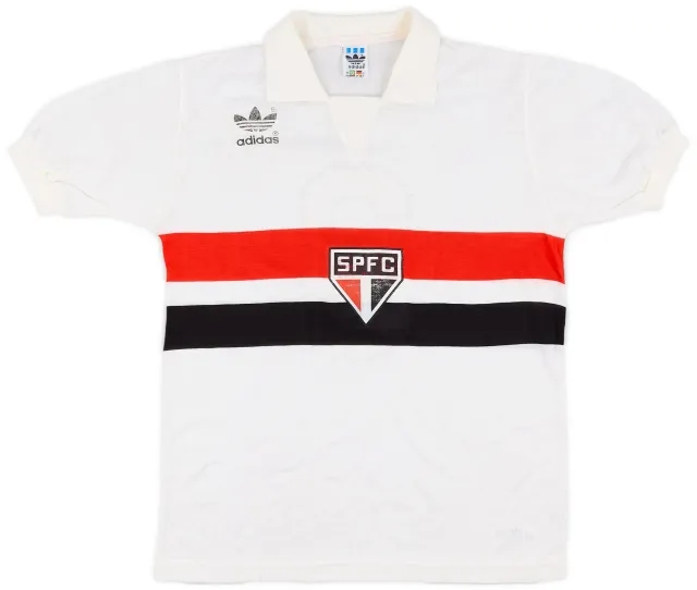 adidas 1987 Sao Paulo Match Worn Home Shirt #3
