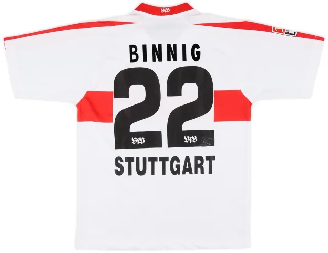 Puma 2002-03 Stuttgart Home Shirt Binnig #22 - 7/10 - (M)