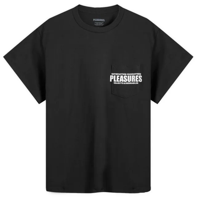 Pleasures Men's Staff Pocket T-Shirt Black