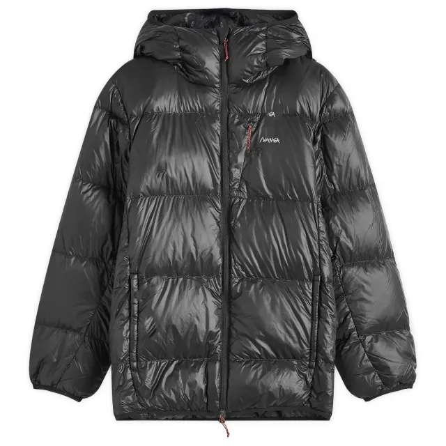 Nanga Men's Mountain Lodge Down Hooded Jacket Black