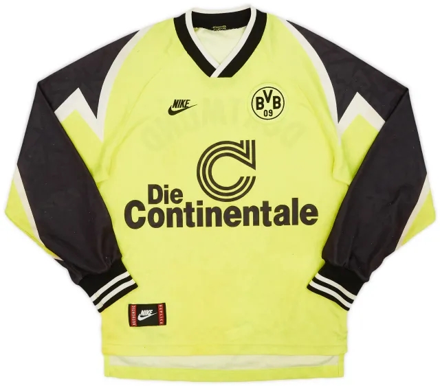 Nike 1995-96 Borussia Dortmund Home L/S Shirt - 5/10 - (M)