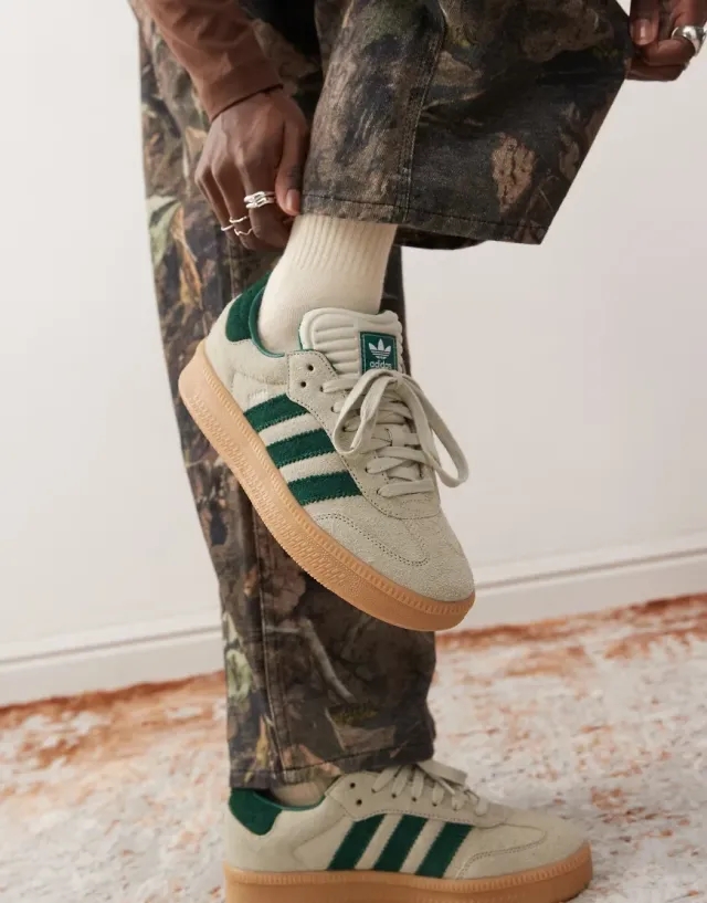 adidas Originals Sneakers Adidas Samba Xlg Putty Grey/ Collegiate Green/ Gum 3 Eur 47 1/3