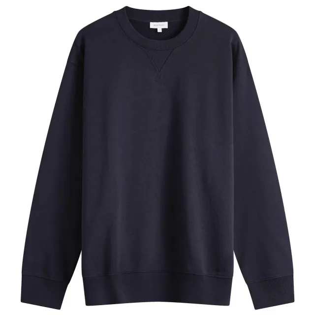 Norse Projects Men's Standard Crew Sweatshirt Dark Navy