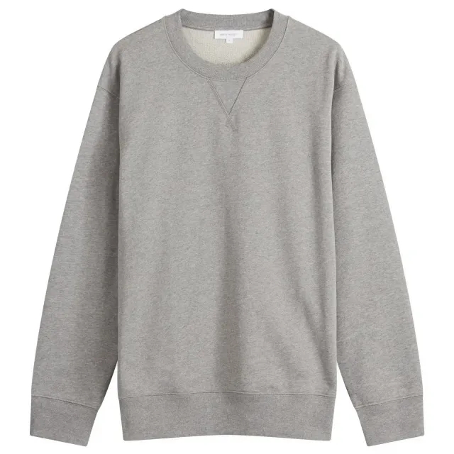 Norse Projects Men's Standard Crew Sweatshirt Grey Melange