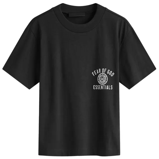 Fear of God ESSENTIALS Women's Tri-Blend Crew T-Shirt Black