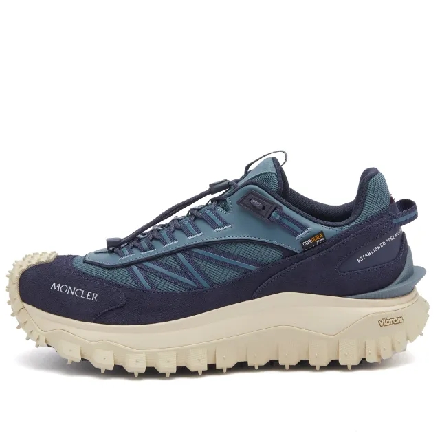 Moncler Men's Trailgrip Low Top Sneakers Blue