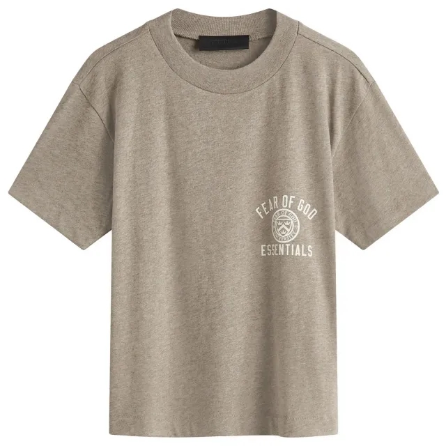 Fear of God ESSENTIALS Women's Tri-Blend Crew T-Shirt Heather Gray