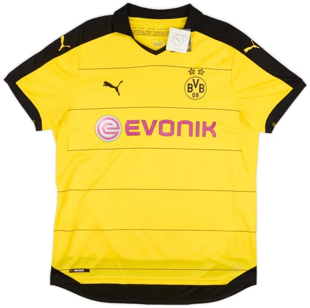 Puma 2015-16 Borussia Dortmund Home Shirt (S)