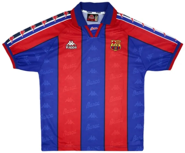 Kappa 1995-97 Barcelona Home Shirt - 8/10 - (S)