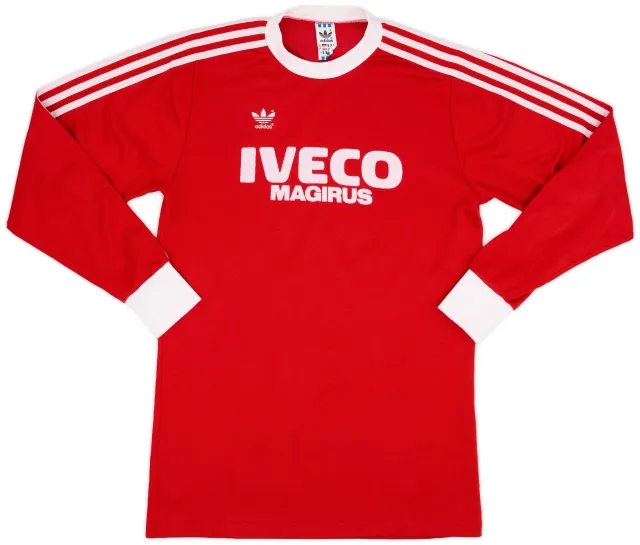 adidas 1983-84 Bayern Munich Home L/S Shirt - 8/10 - (L)