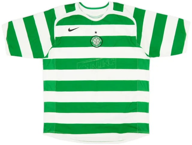 Nike 2005-07 Celtic Home Shirt - 4/10 - (XL)