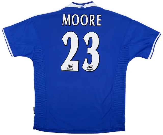 Umbro 1999-00 Everton Home Shirt Moore #23 - 8/10 - (XL)