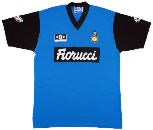 1992-94 Inter Milan Umbro Training Shirt - 8/10 - (XL)