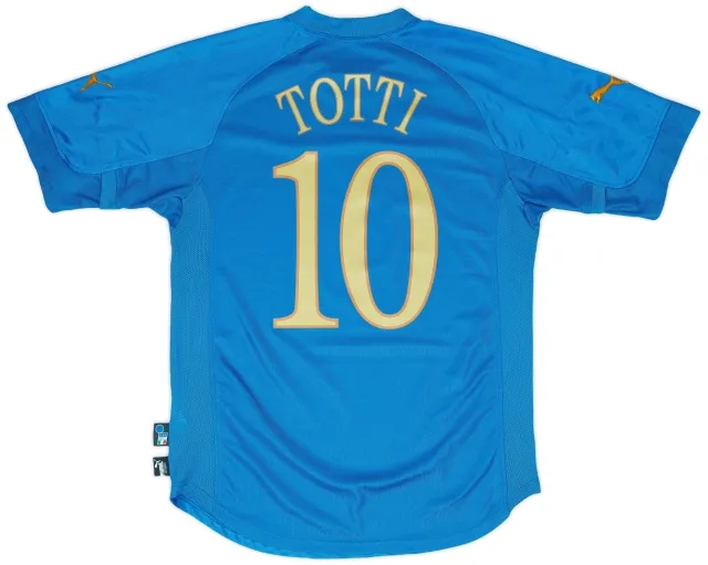 Puma 2004-06 Italy Home Shirt Totti #10 - 6/10 - (L)