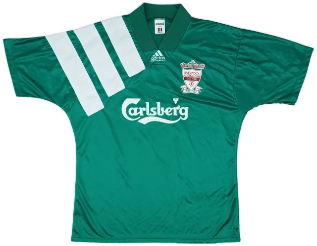 adidas 1992-93 Liverpool Centenary Away Shirt - 7/10 - (L)
