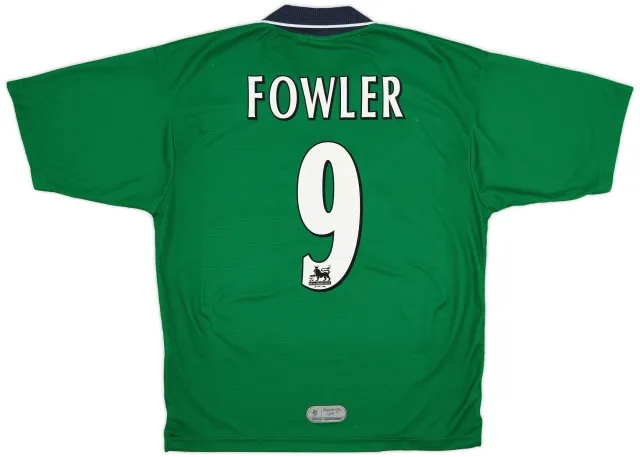Reebok 1999-00 Liverpool Away Shirt Fowler #9 - 6/10 - (M)