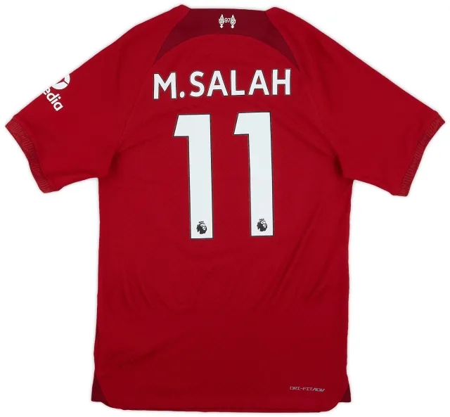 Nike 2022-23 Liverpool Authentic Home Shirt M.Salah #11 - 8/10 - (S)