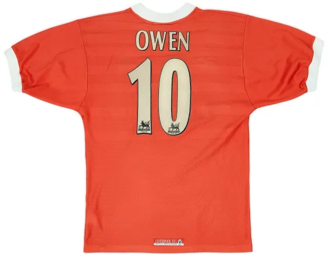 Reebok 1998-00 Liverpool Home Shirt Owen #10 - 5/10 - (S)