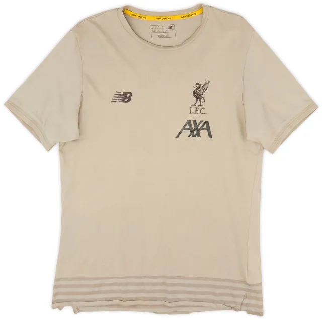 2018-19 Liverpool New Balance Cotton Tee - 7/10 - (L)
