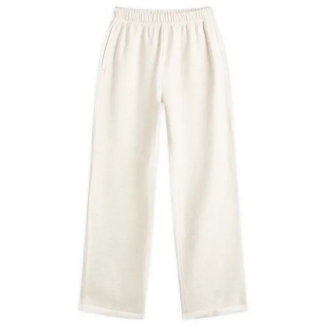 SKIMS Women's Cotton Fleece Straight Leg Pant Oatmeal Heather