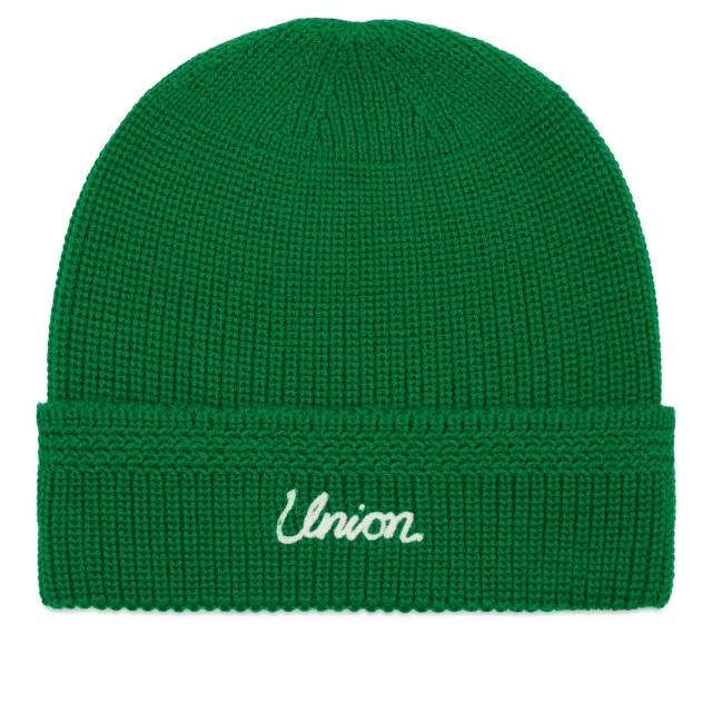 Union LA Men's Script Watch Beanie Green
