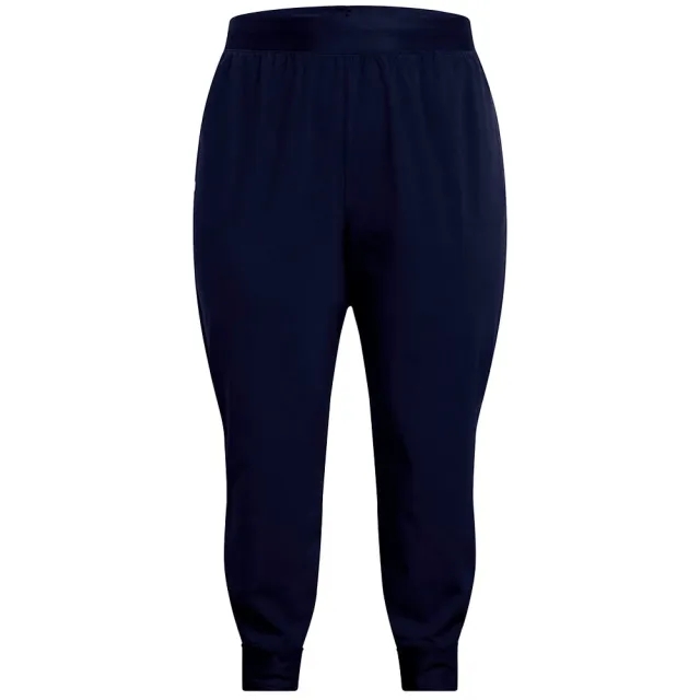Women's  Under Armour  Rival High-Rise Woven Pants Midnight Navy / White 1X