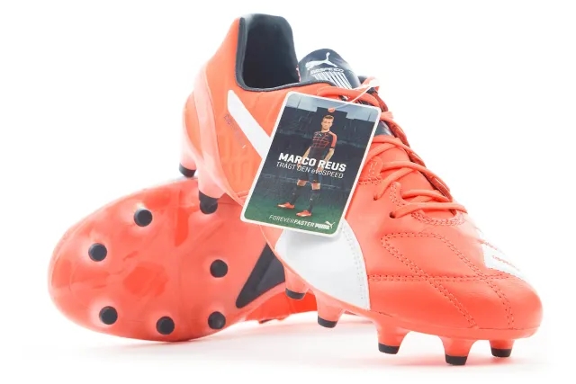 Puma EvoSPEED 1.4 Leather Football Boots - FG (UK 8.5)