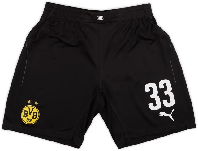 Puma 2014-15 Borussia Dortmund Player Issue GK Shorts #33 (Alomerovic) - 5/10 - (L)