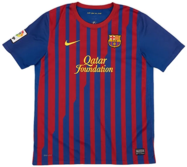 Nike 2011-12 Barcelona Home Shirt - 5/10 - (XL.Boys)