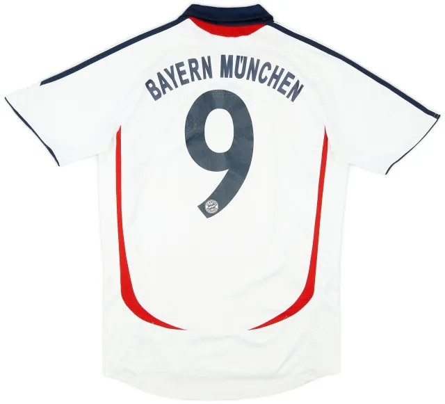 adidas 2006-07 Bayern Munich Away Shirt #9 - 6/10 - (S)