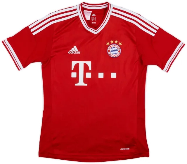 adidas 2013-14 Bayern Munich Home Shirt - 8/10 - (XL.Boys)