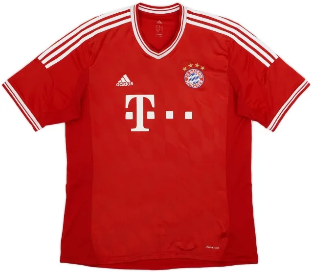 adidas 2013-14 Bayern Munich Home Shirt - 8/10 - (XL)