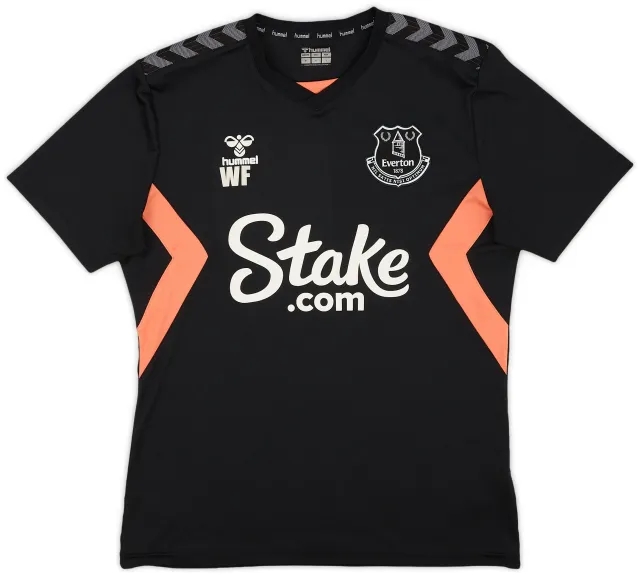 2020-21 Everton Staff Issue Hummel Training Shirt WF' - 8/10 - (M)