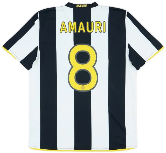 Nike 2008-09 Juventus Home Shirt Amauri #8 - 4/10 - (L)