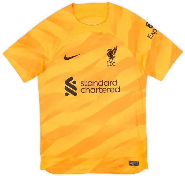 Nike 2023-24 Liverpool GK S/S Shirt - 8/10 - (S)