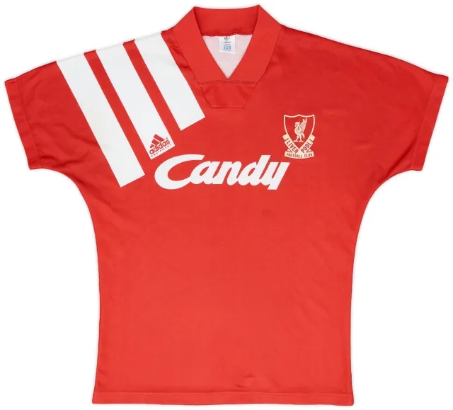 adidas 1991-92 Liverpool Home Shirt - 8/10 - (S)