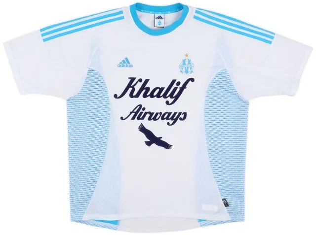 adidas 2002-03 Olympique Marseille Home Shirt - 5/10 - (XL)