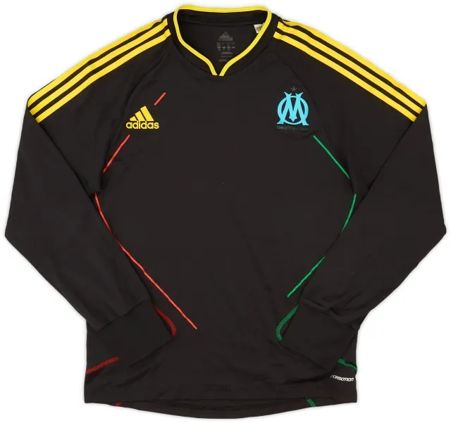 2010-11 Olympique Marseille adidas Formotion Training L/S Shirt - 6/10 - (M)