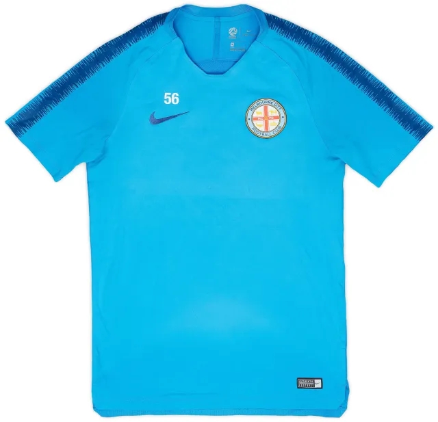 2018-19 Melbourne City Staff Issue Nike Training Shirt #56 - 7/10 - (M)