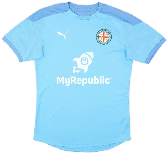 2021-22 Melbourne City Puma Training Shirt - 9/10 - (M)