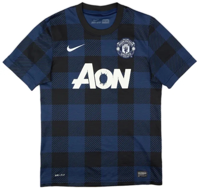Nike 2013-14 Manchester United Away Shirt - 4/10 - (S)