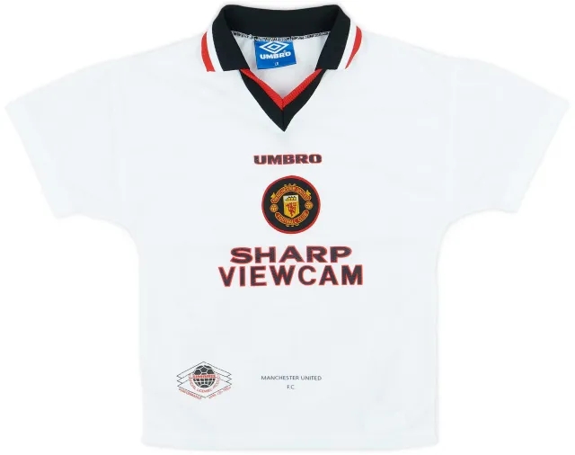 Umbro 1996-97 Manchester United Away Shirt - 9/10 - (L.Boys)