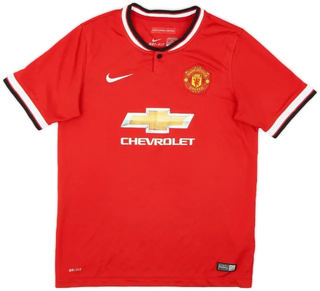 Nike 2014-15 Manchester United Home Shirt - 8/10 - (XL.Boys)