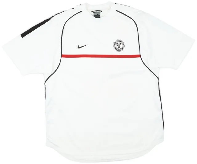 2001-02 Manchester United Nike Training Shirt - 8/10 - (XL)