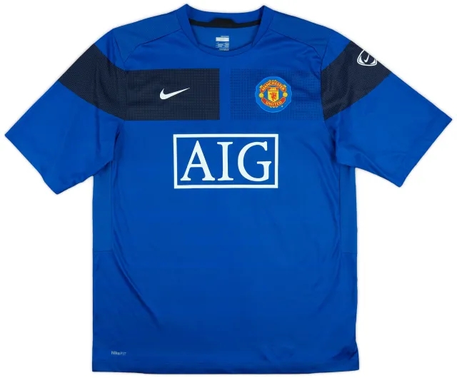 2009-10 Manchester United Nike Training Shirt - 4/10 - (XL)