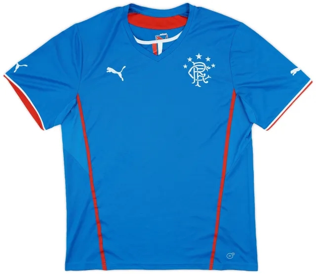 Puma 2013-14 Rangers Home Shirt - 8/10 - (XL)