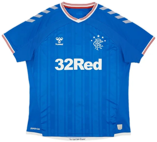 Hummel 2019-20 Rangers Home Shirt - 8/10 - (3XL)